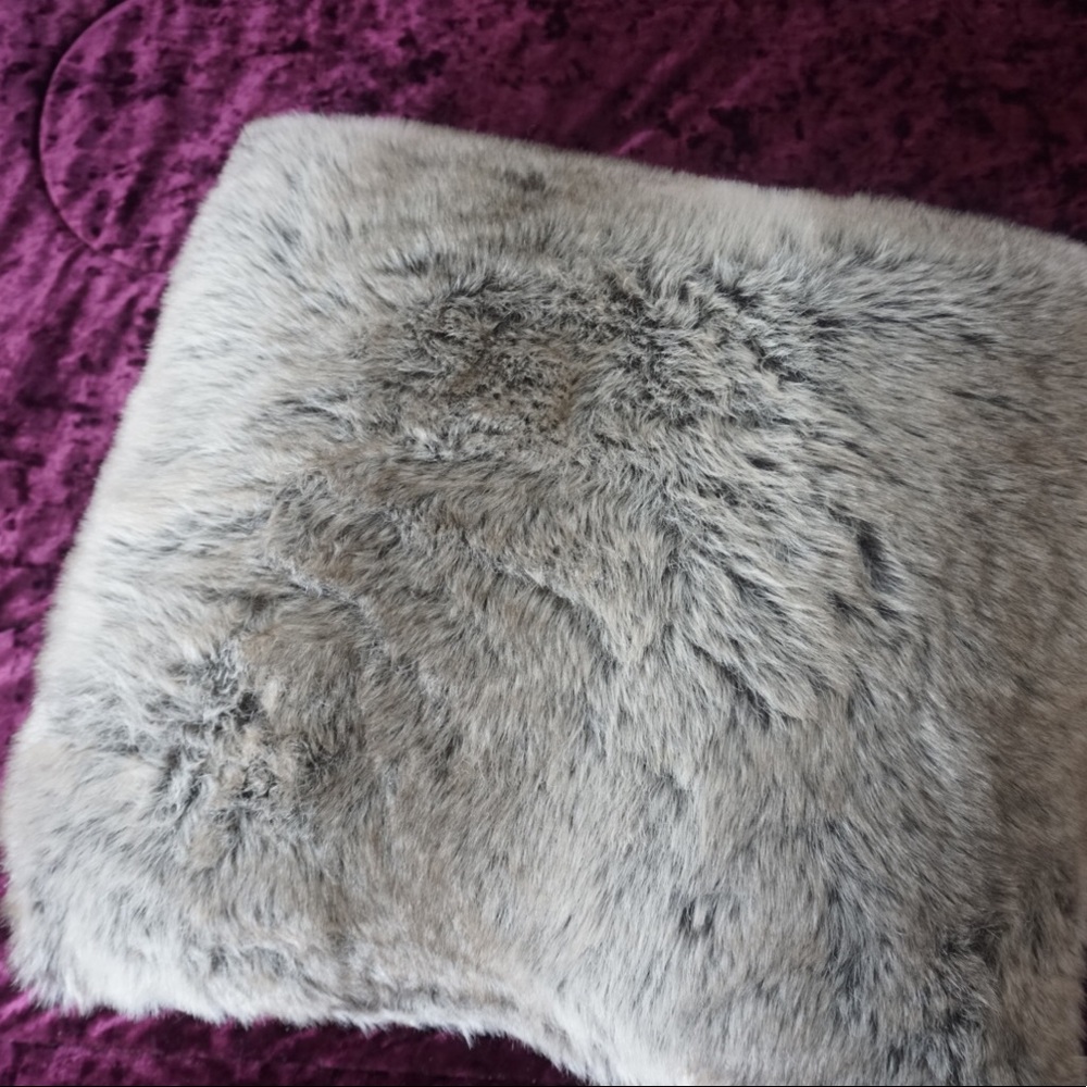 Big furry pillow